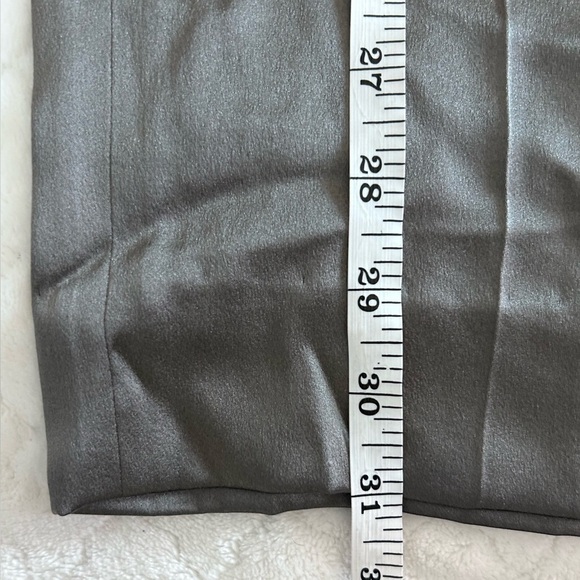 Ralph Lauren Black Label 100% Silk Gray Straight Pants Size 6 NWT - Picture 6 of 7